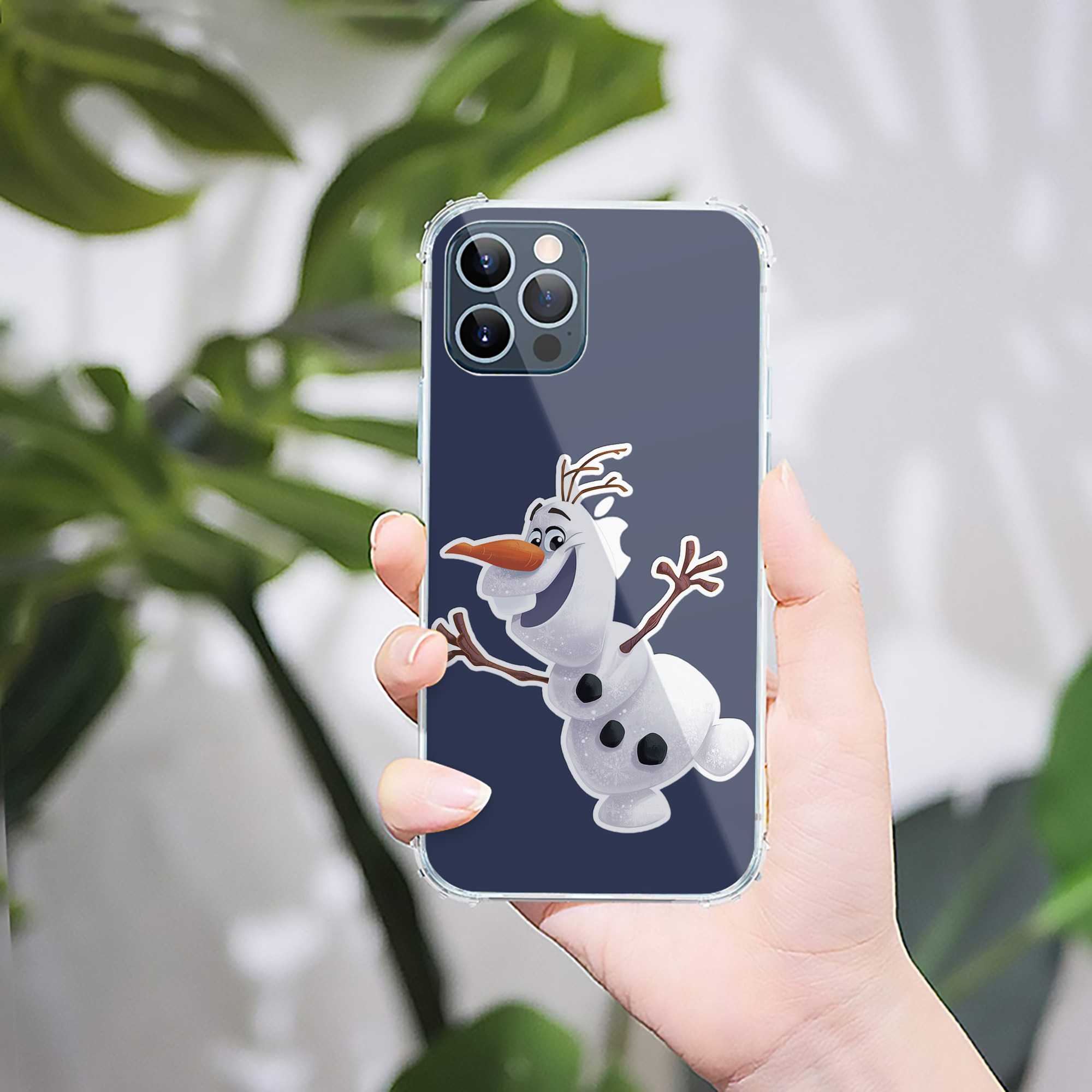 （画像用） アナと雪の女王 アンナ エルサ Frozen Anna Elsa 【iPhone 12シリーズ対応】透明スマホケース（クリアソフトケース）